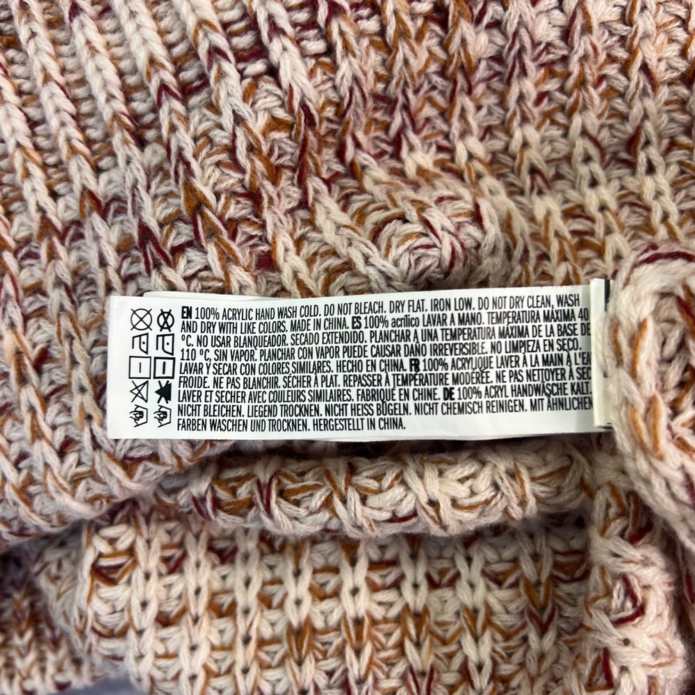 Forever 21 Sweater Size Small Cream‎ and Brown crew neck - Picture 9 of 10